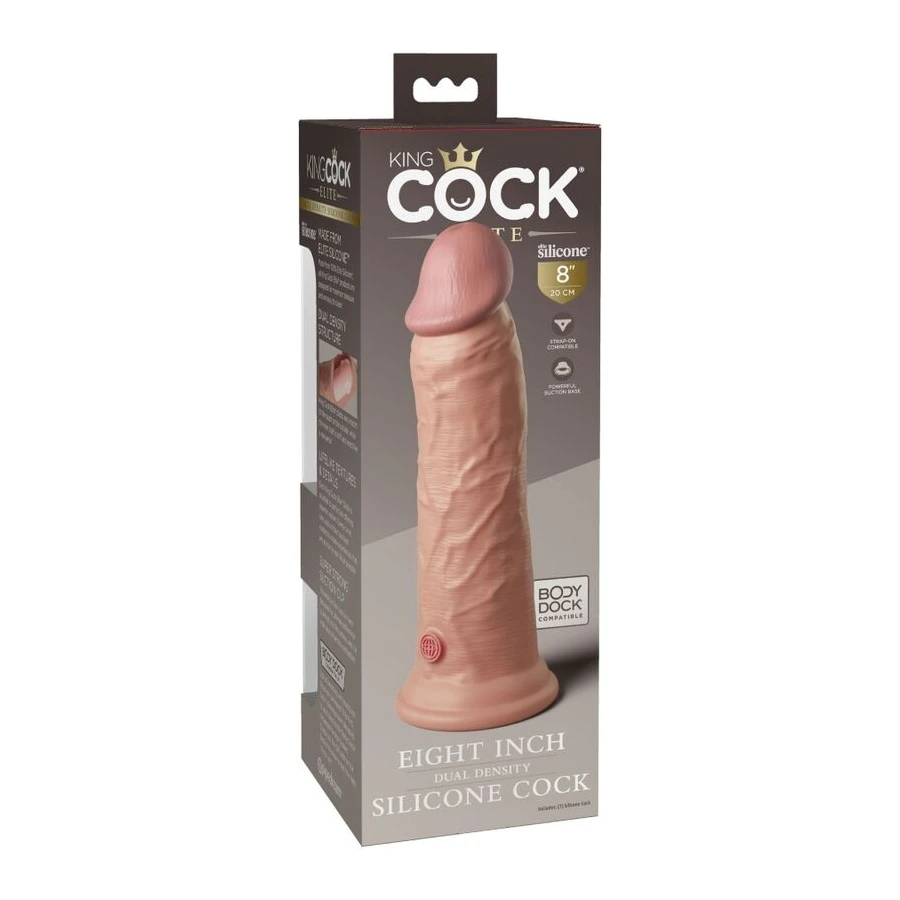 KING COCK - ELITE DILDO REALISTICO IN SILICONE 20.3 CM